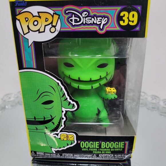Funko Pop Nightmare Before Christmas Oogie Boogie Blacklight Vinyl Figure 39 New - Picture 1 of 5
